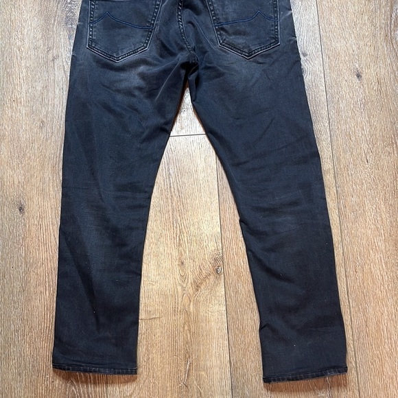 Jacob Cohen Black Wash Cropped Skinny Jeans Size 30 - Picture 6 of 8